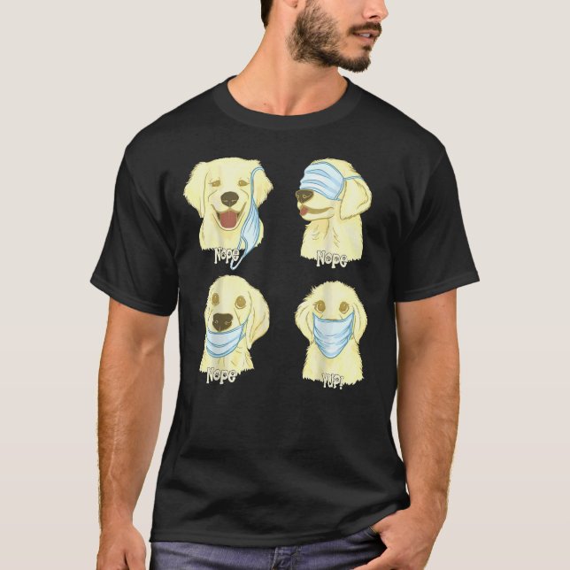 Camiseta Golden Retriever Funny Trendy Nice (Anverso)