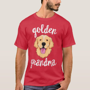 Camiseta Golden Retriever Grandma Mom Dog Owner - Co