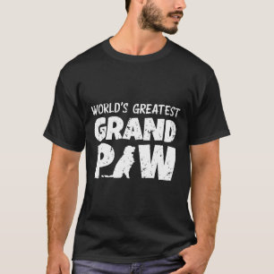 Camiseta Golden Retriever Grandpaw World Greatest Grand P