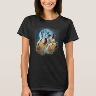 Camiseta Golden Retriever Howling At The Moon
