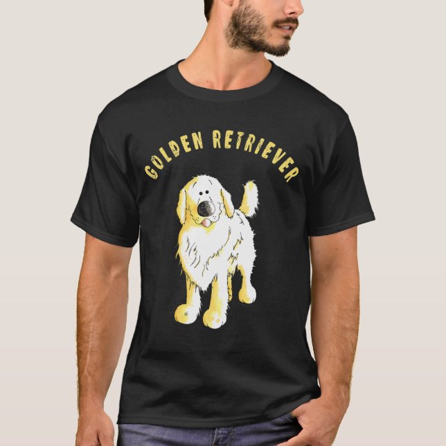 Camiseta Golden Retriever I For Dog Lover- (Anverso)