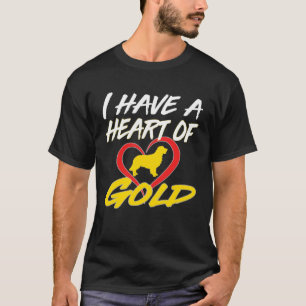 Camiseta Golden Retriever I Have a Heart of Gold