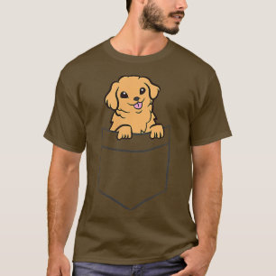 Camiseta Golden Retriever in a Pocket Funny Pocket Golden R