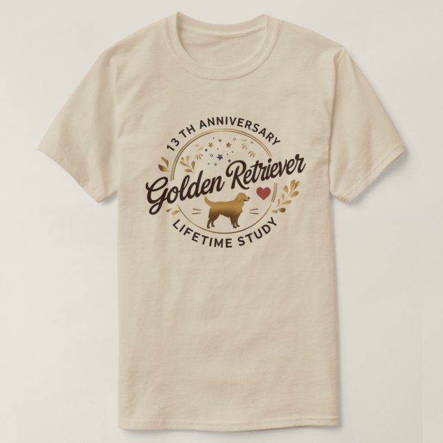Camiseta Golden Retriever - ligero (Diseño del anverso)