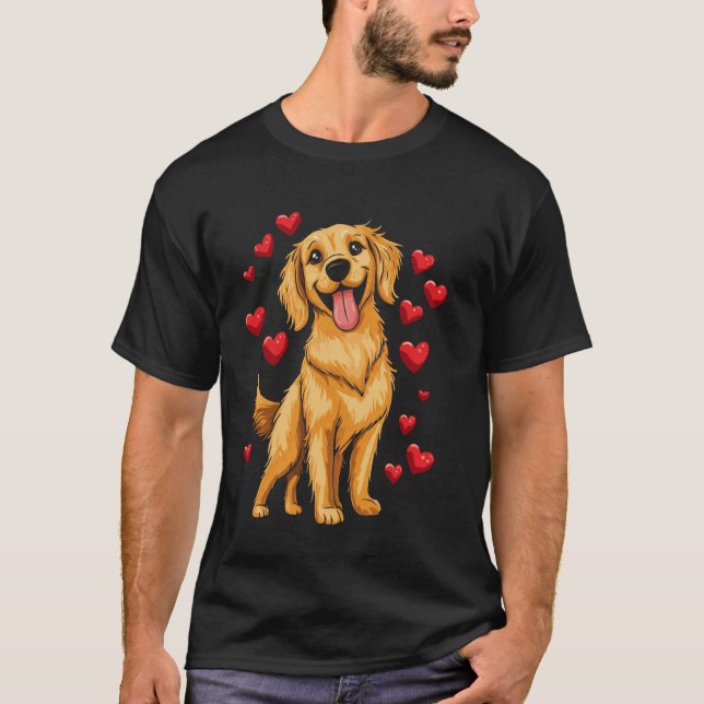 Camiseta Golden Retriever Lindo (Anverso)
