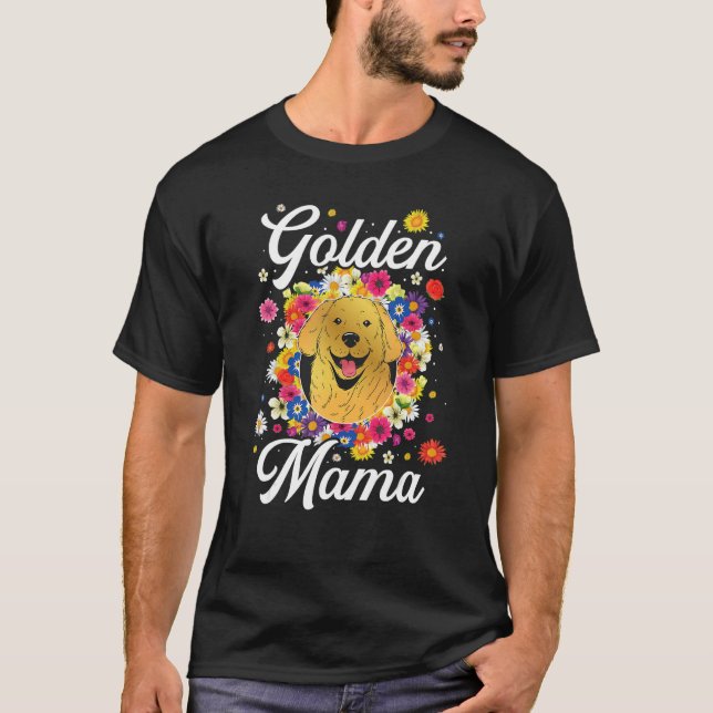 Camiseta Golden Retriever Mama (Anverso)