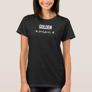 Camiseta Golden Retriever Mom Dog and Puppy