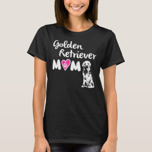 Camiseta Golden Retriever Mom Fitted Scoop