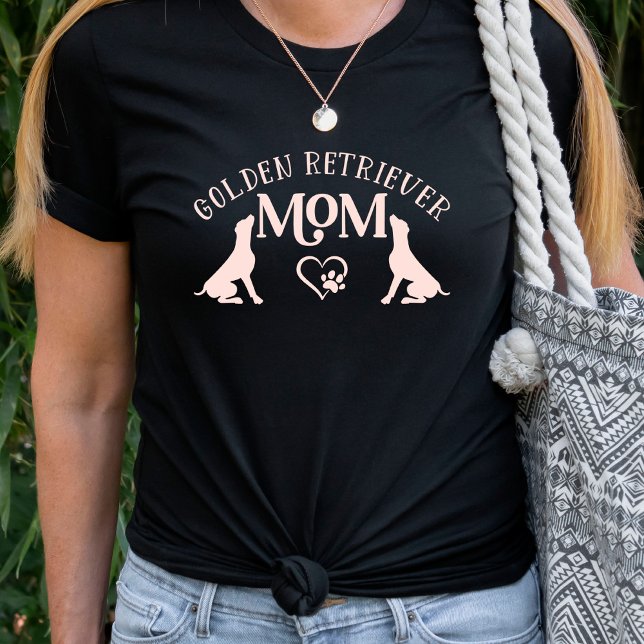 Camiseta Golden Retriever Mom Heart Dog Paw T-Shirt (Subido por el creador)