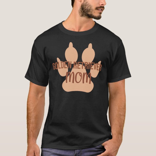 Camiseta Golden Retriever Mom Labrador Dogs (Anverso)