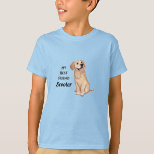Camiseta Golden Retriever My Best Friend Custom Name