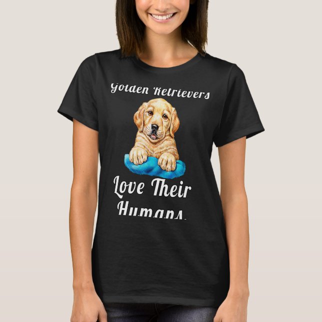 Camiseta Golden Retriever Owner Golden Retrievers Love Thei (Anverso)
