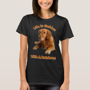 Camiseta Golden Retriever Para Hombres Mujeres Y Jóvenes