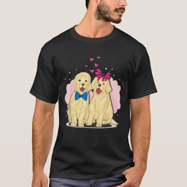 Camiseta Golden Retriever Puppies Love (Anverso)