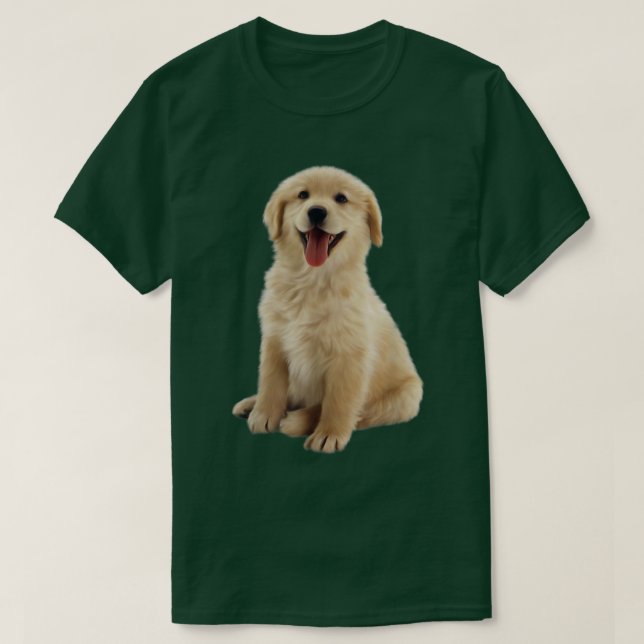 Camiseta Golden Retriever Puppy  (Diseño del anverso)