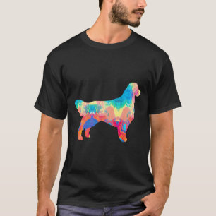 Camiseta Golden Retriever St Patricks Day Dog Painting