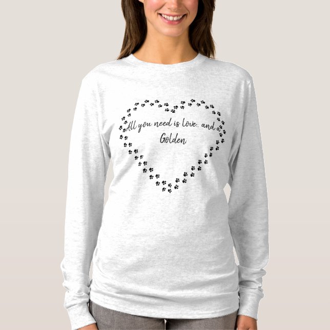 Camiseta Golden Retriever Tröja (Anverso)
