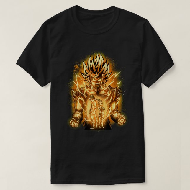 Camiseta Golden Saiyan Vegito 2 (Diseño del anverso)