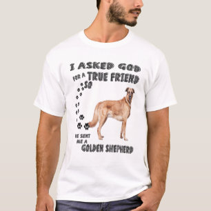 Camiseta Golden Shepherd cita a mamá papá Costume, alemán R