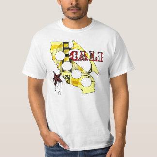 Camiseta Golden State de cobre amarillo Cali de California