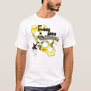 Camiseta Golden State del latón del área de la bahía de