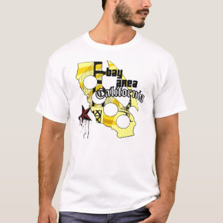 Camiseta Golden State del latón del área de la bahía de
