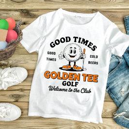 Camiseta Golden Tee Golf Good Times Cold Beers