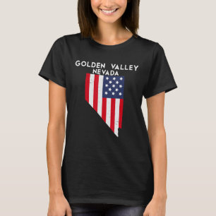 Camiseta Golden Valley Nevada Estados Unidos de América Via