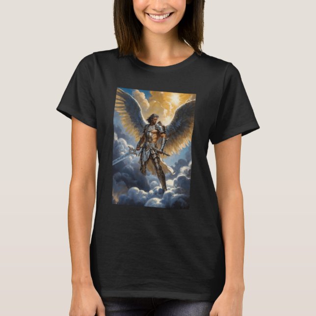 Camiseta Golden Warrior of Heaven Archangel Michael (Anverso)