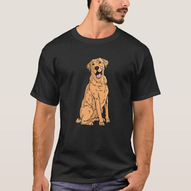 Camiseta Golden White Yellow Labrador Retriever Lab Dog Lif (Anverso)