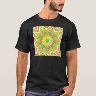 Camiseta gOLDEN YELLOW Patrón tribal étnico africano