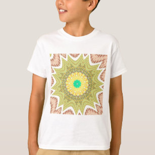 Camiseta gOLDEN YELLOW Patrón tribal étnico africano