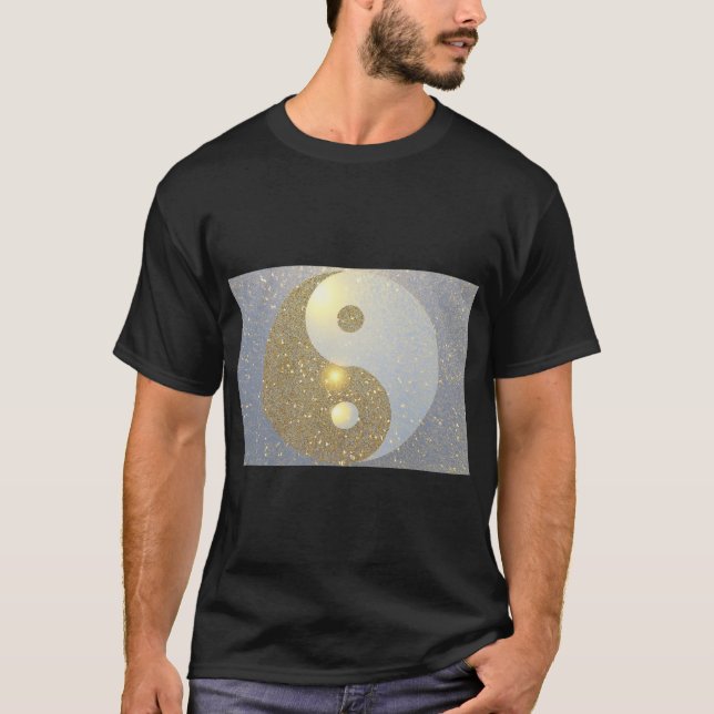 Camiseta Golden Ying Yang (Anverso)