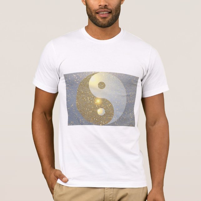 Camiseta Golden Ying Yang (Anverso)