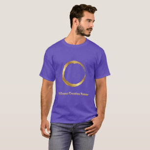 Camiseta Golden Zen Circle -La Quietud Crea Poder