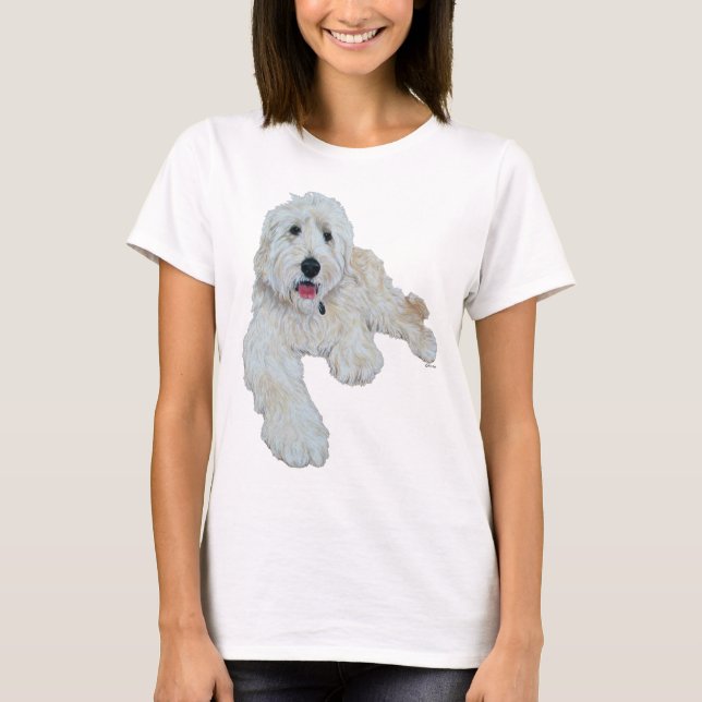 Camiseta Goldendoodle adorable (Anverso)