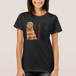 Camiseta Goldendoodle Asombroso Amor Fuerte Feliz Desintere