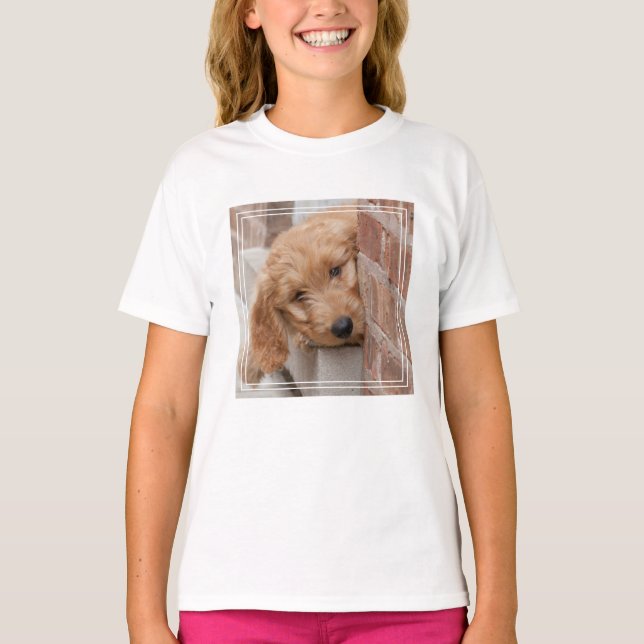 Camiseta Goldendoodle cachorro picado (Anverso)