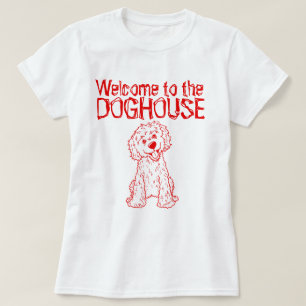Camiseta Goldendoodle Doghouse