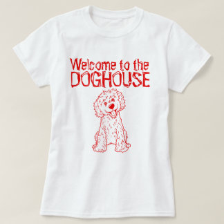 Camiseta Goldendoodle Doghouse