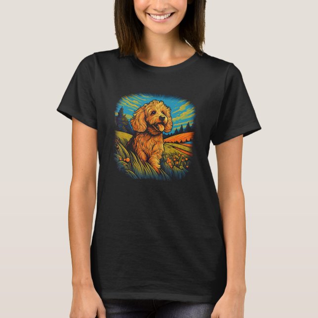 Camiseta Goldendoodle Dood  Doodle Dog Golden Doodle 26 (Anverso)