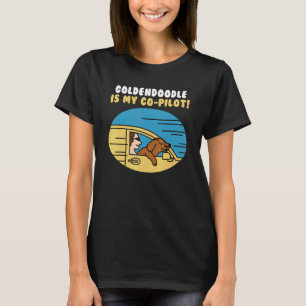 Camiseta Goldendoodle Es Mi Co Pilot Dog