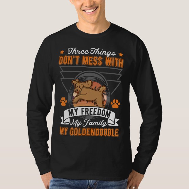 Camiseta Goldendoodle Freedom Family Goldendoodle (Anverso)
