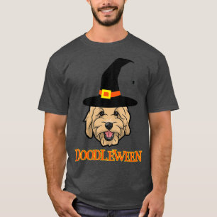 Camiseta Goldendoodle Halloween Spookee Doodle Doodle Doodl