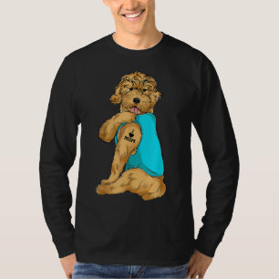 Camiseta Goldendoodle I Love Mom Tattoo Appart Dog Mom Gif