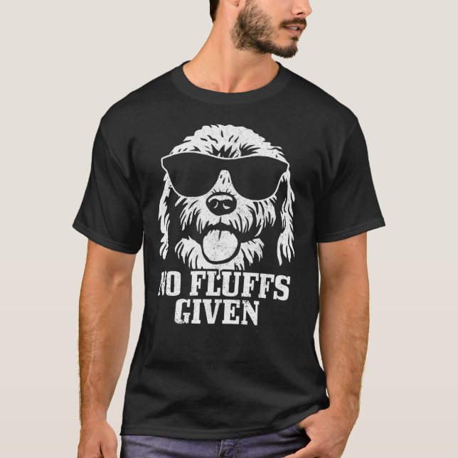 Camiseta Goldendoodle Labradoodle No Fluffs  (Anverso)