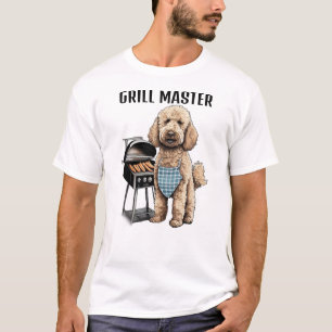 Camiseta Goldendoodle labradoodle perro papá parrillando di