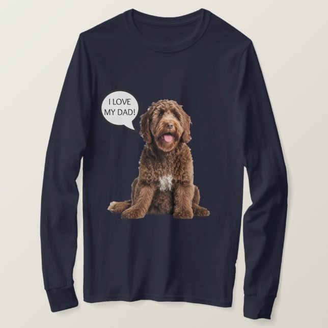 Camiseta Goldendoodle Labradoodle Perro regalo de papá Perr (Anverso del diseño)
