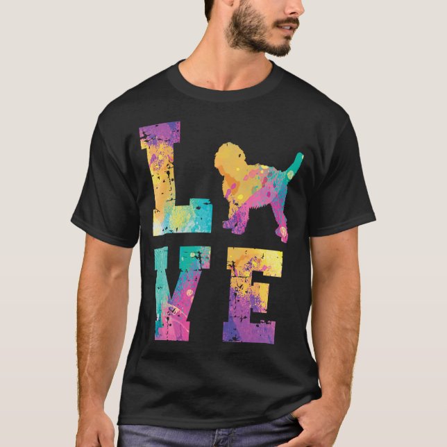 Camiseta Goldendoodle Love (Anverso)
