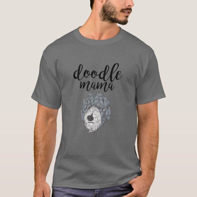 Camiseta Goldendoodle Mama - Doodle Mom Cute Golden Doodle (Anverso)